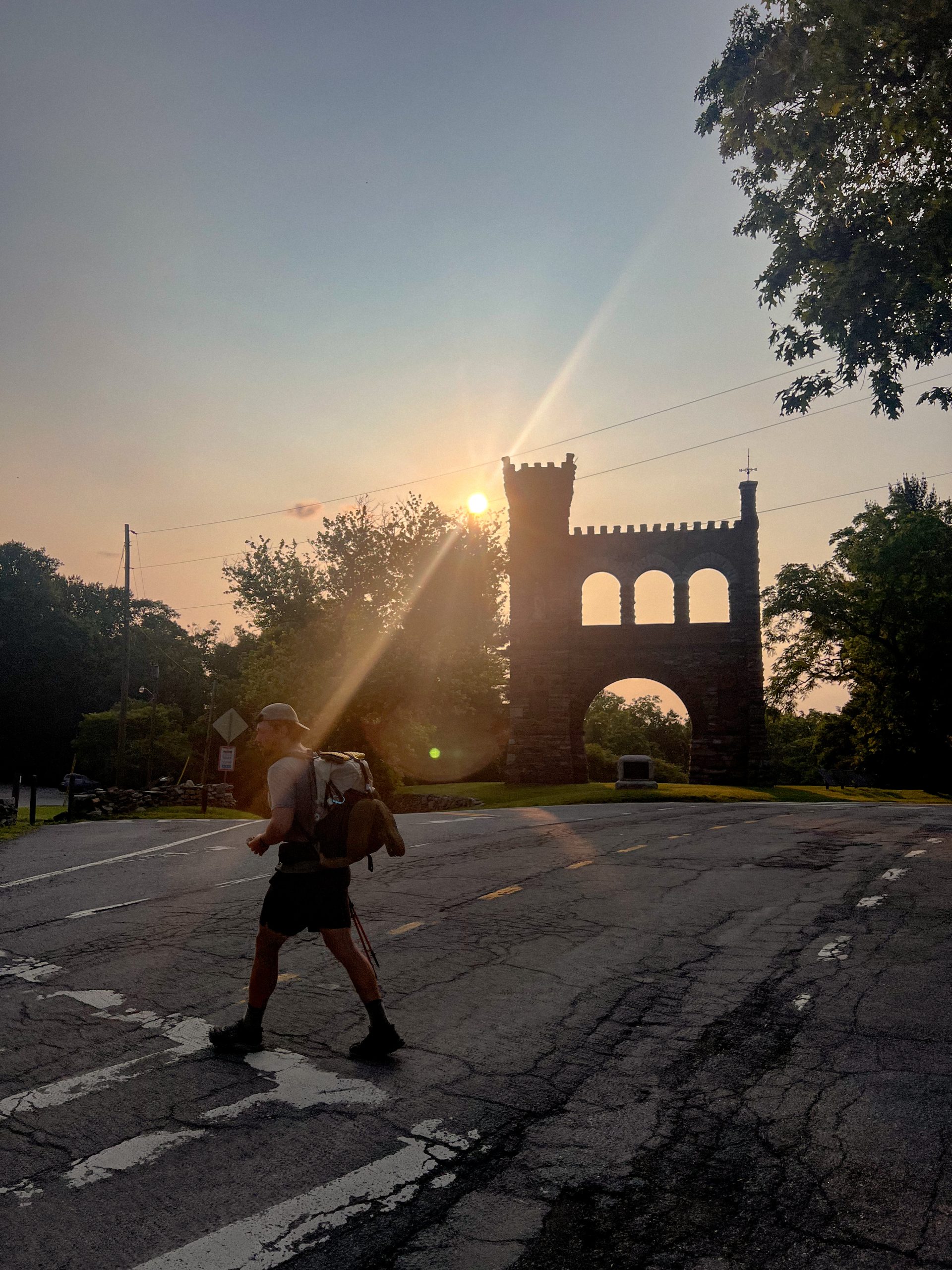 Traversée des monuments dans le Maryland