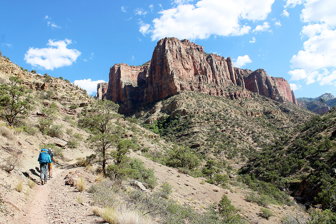Sentier ardu au Grand Canyon