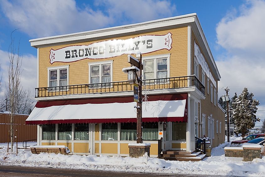 Un bâtiment historique à Sisters, Oregon