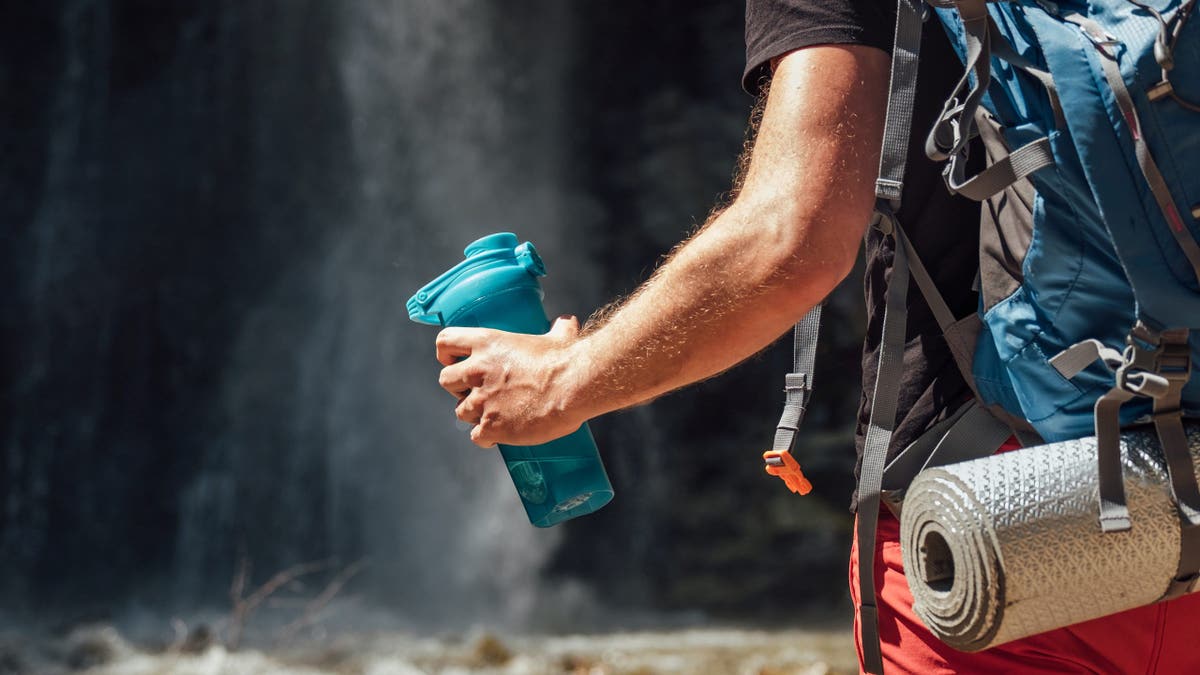 Bouteille d'eau pour la randonnée