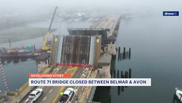 Pont de la Route 71 fermé entre Belmar et Avon-by-the-Sea pour travaux