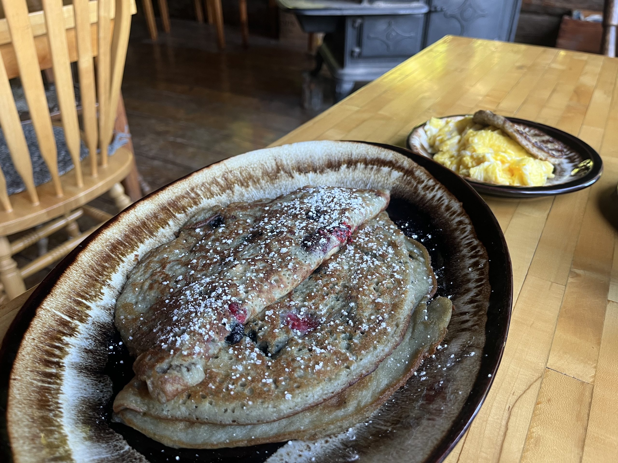 Pancakes fruités