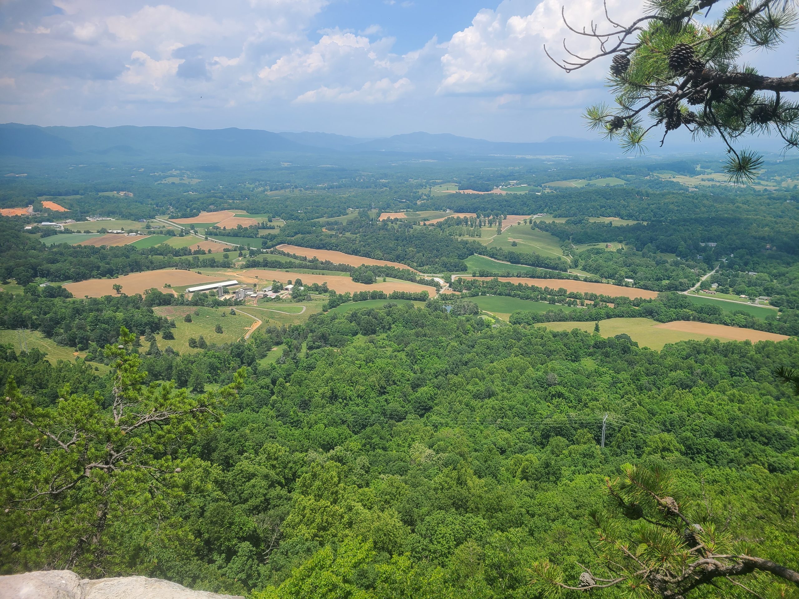 Vue sur Tinker Cliffs