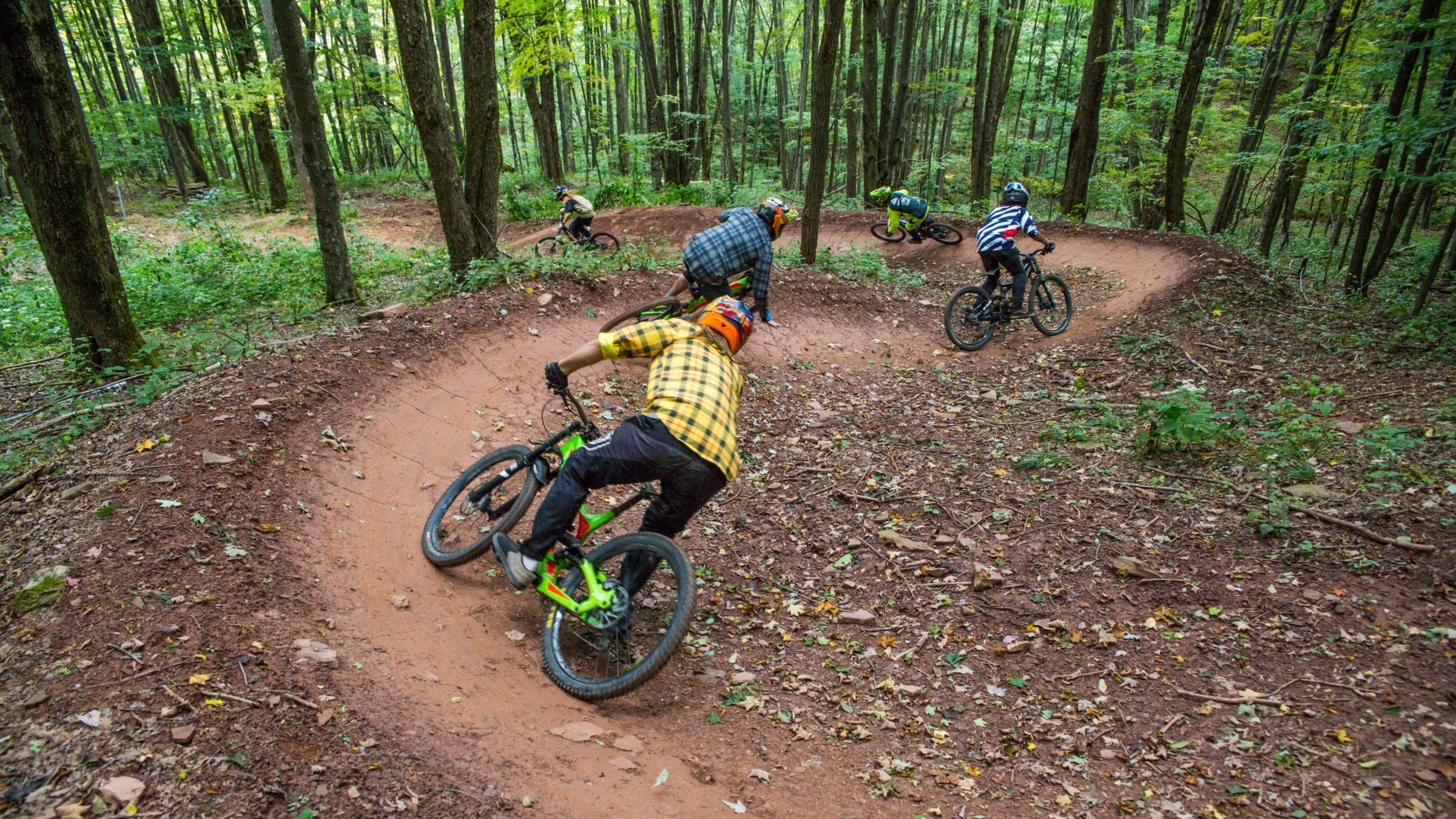 Virage en singletrack