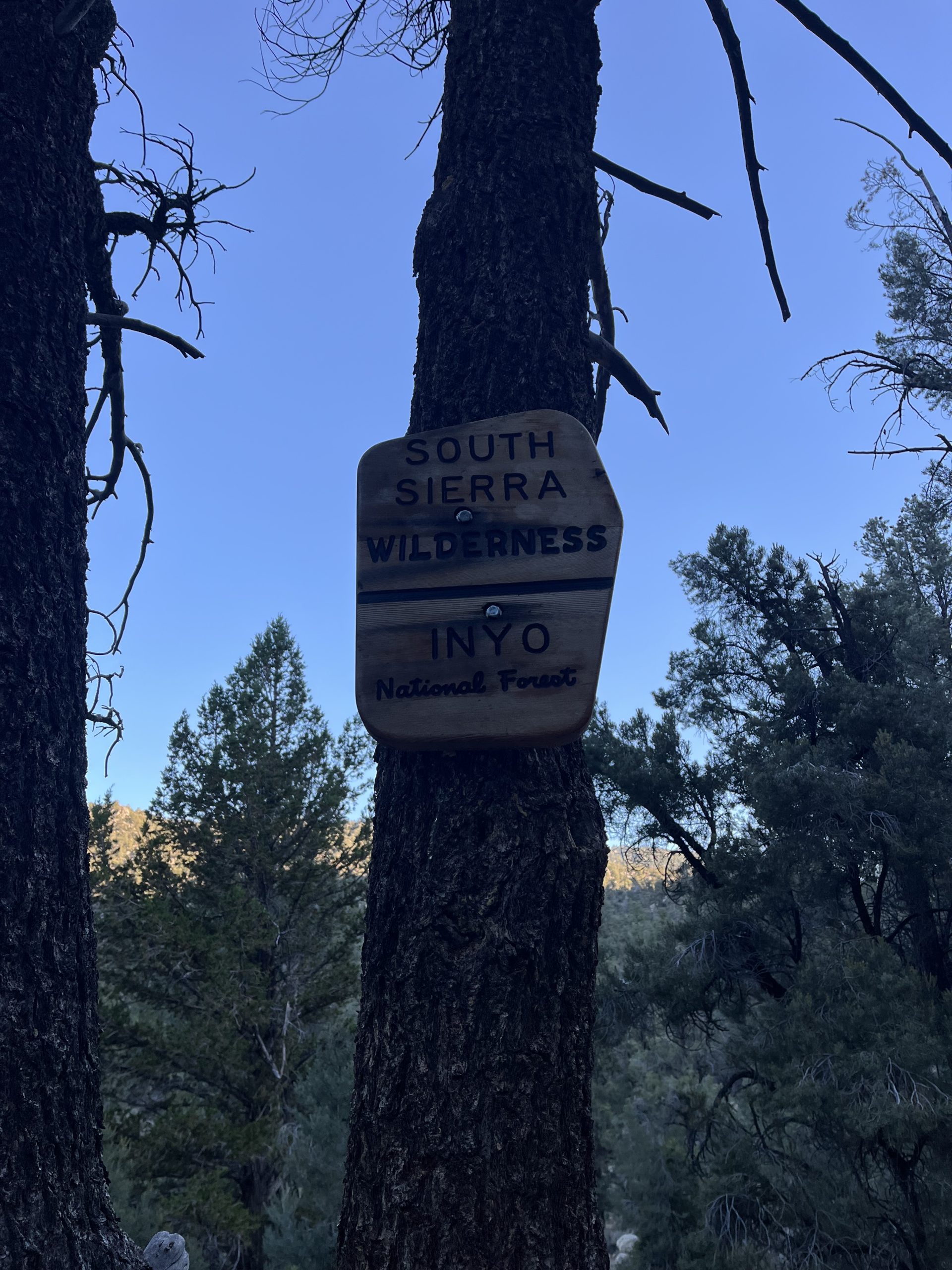 Entrée dans la Sierra