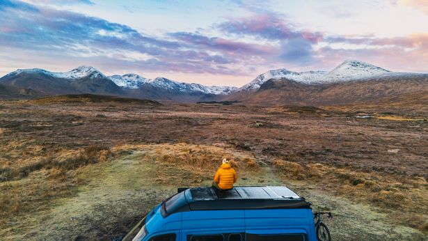 Rannoch Moor dans les Highlands écossais