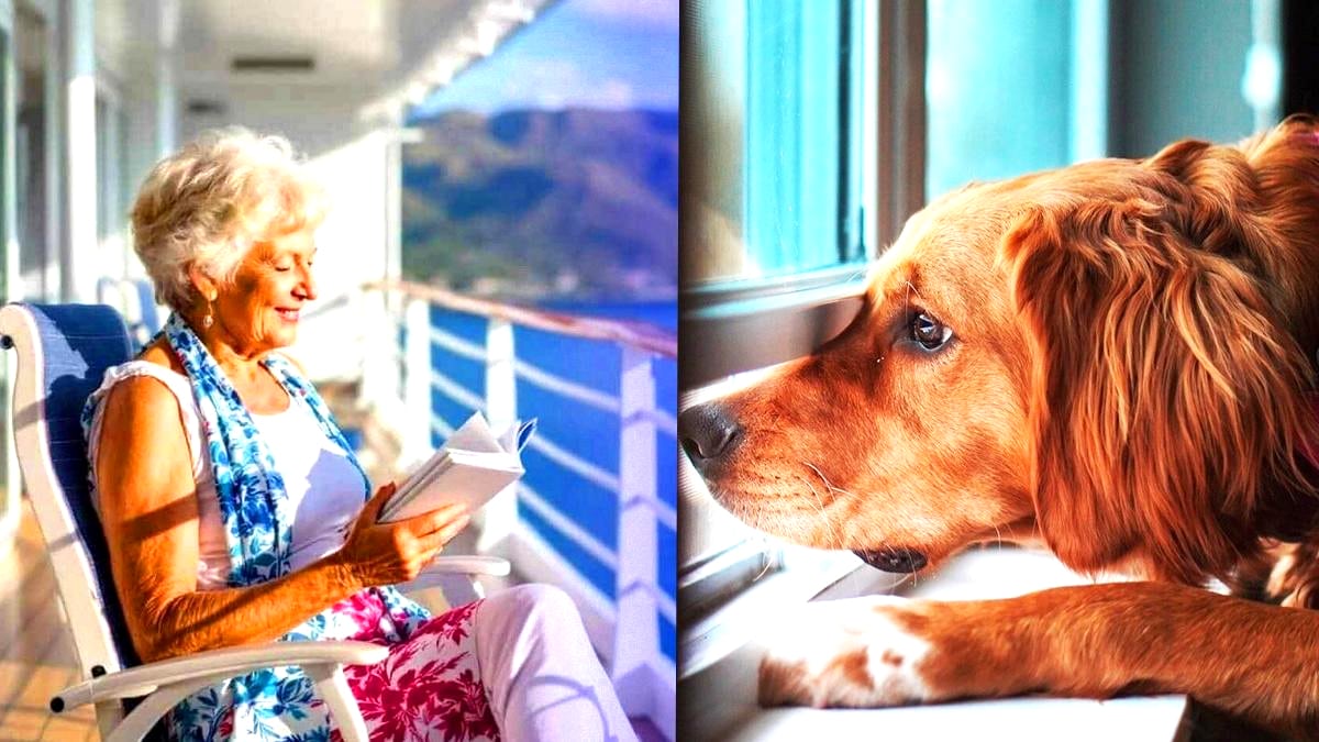Habituée à la solitude, cette retraitée s’offre une croisière paisible après avoir sécurisé son chien dans la buanderie