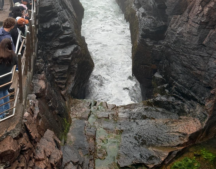 Thunder Hole au parc national d'Acadia dans le Maine