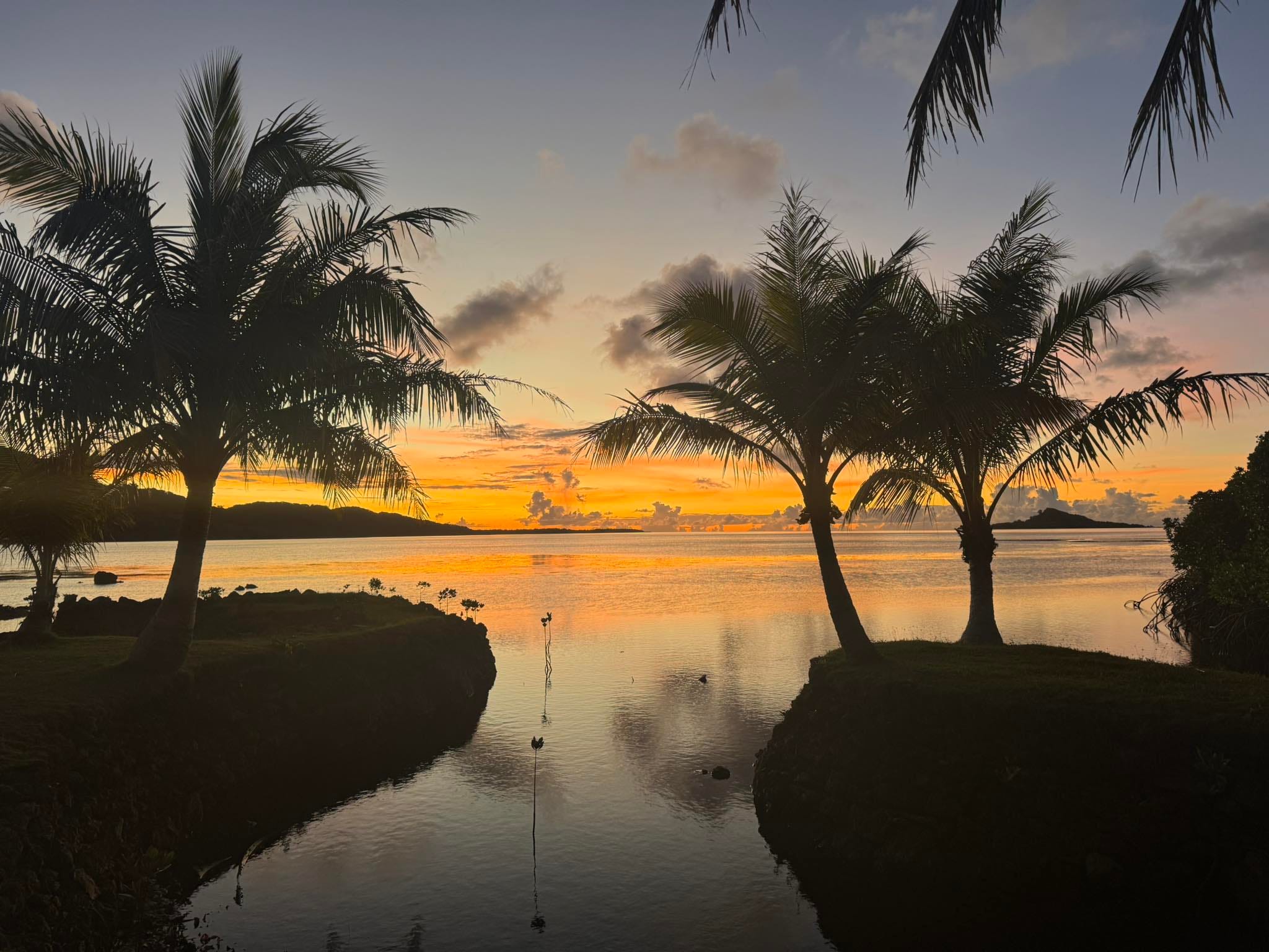 Coucher de soleil à Pohnpei