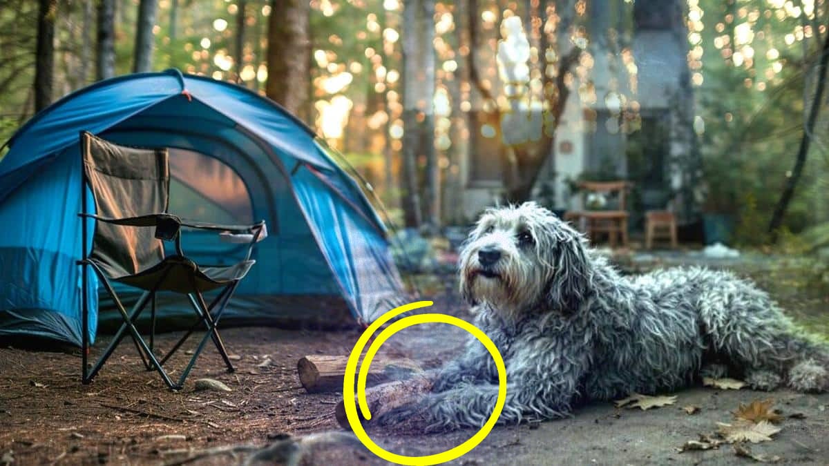 Ce propriétaire confiant laisse son chien seul dans une cour en béton, convaincu qu’il survivra quinze jours après avoir déjà affronté un hiver dehors
