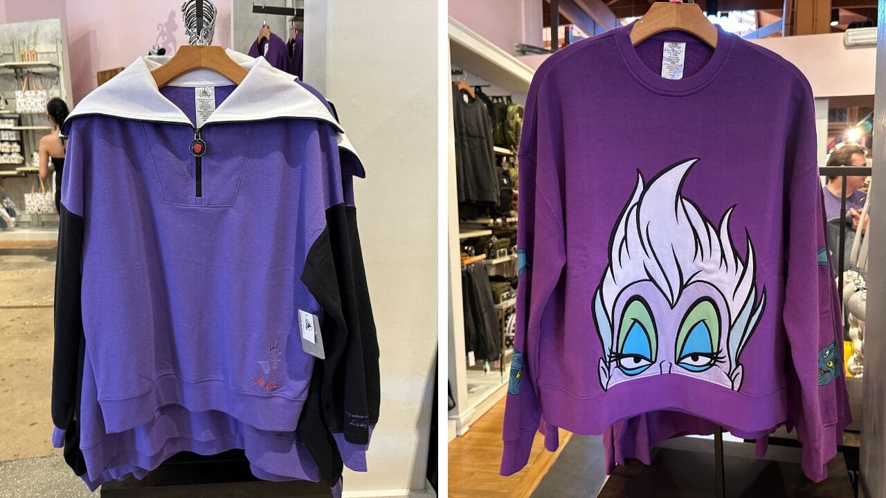 Nouveaux Sweats Reine Maléfique et Ursula débarquent à Walt Disney World