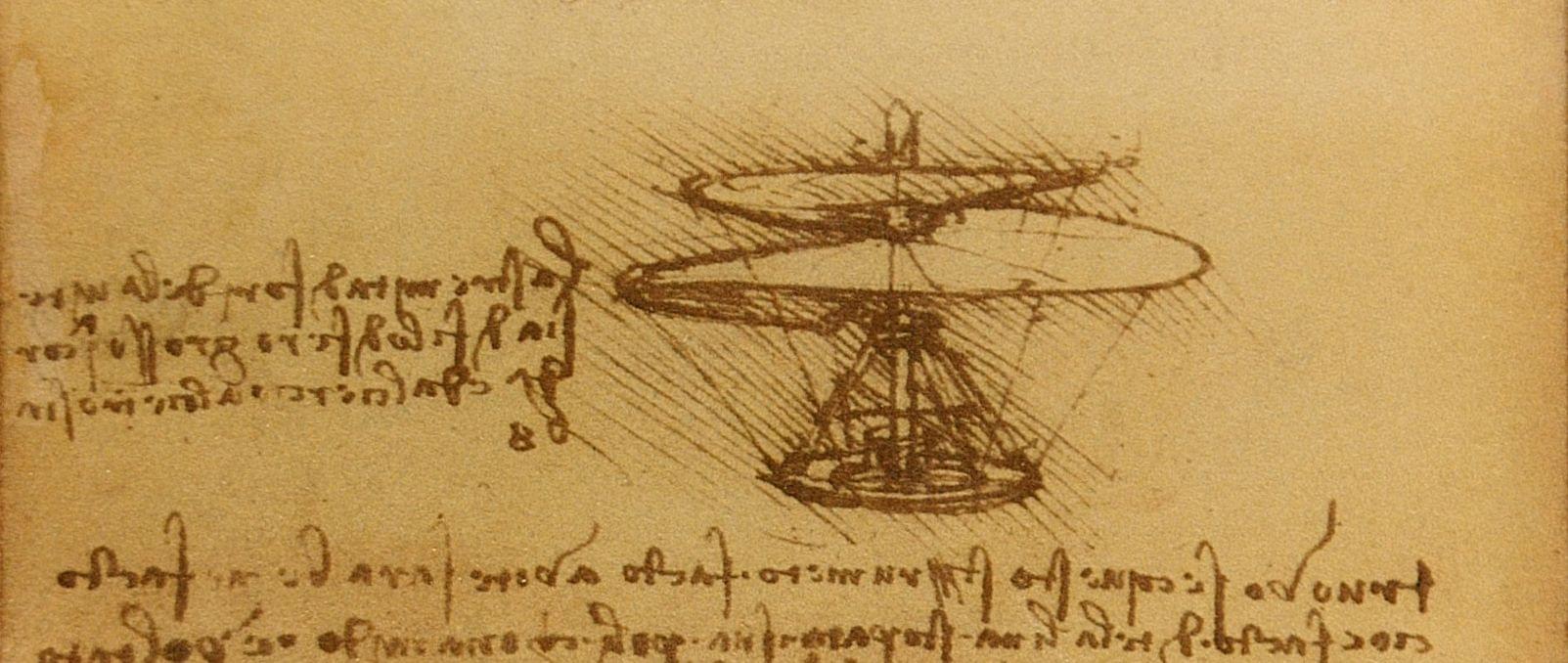 Vis aérienne de Léonard de Vinci